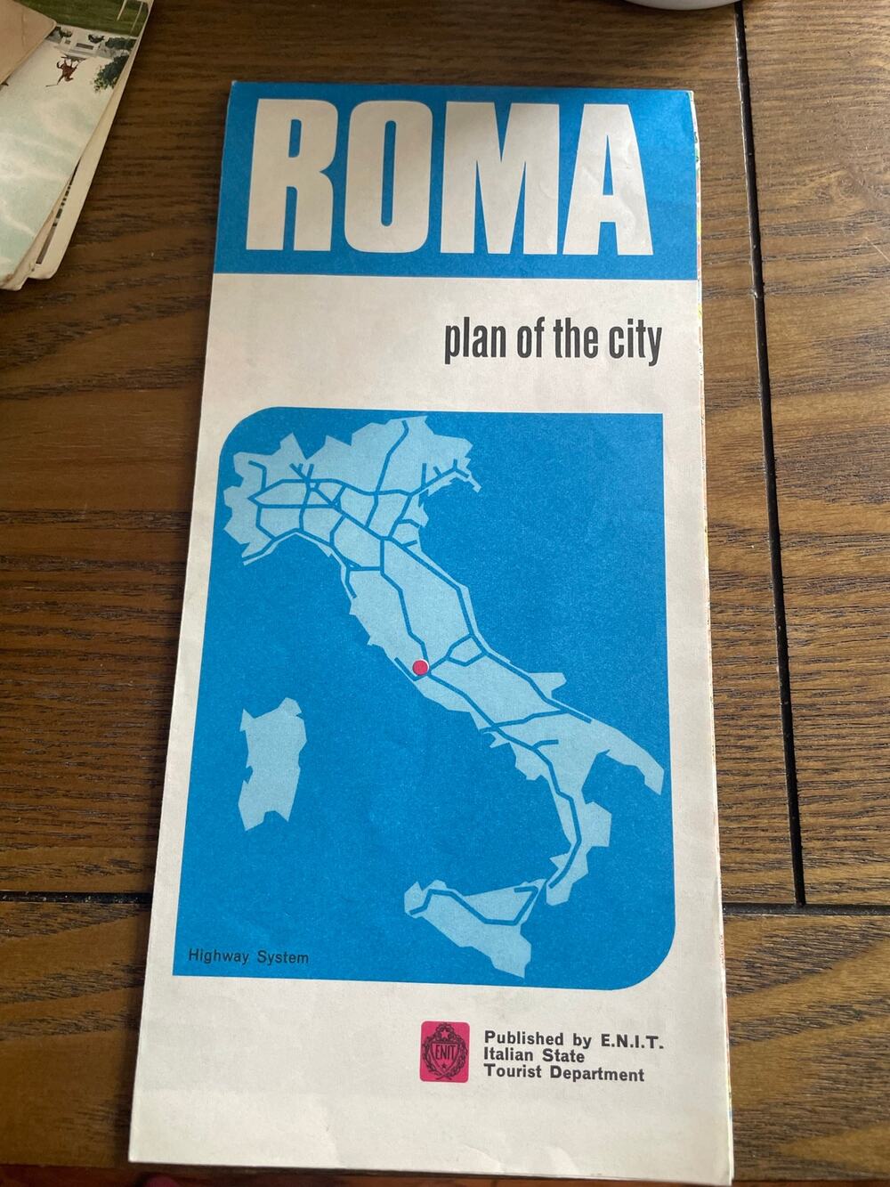 Vintage ENIT Italy Tourist Maps & Guides Lot Rome Venice Florence Tuscany 1970s